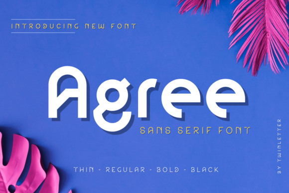 Agree: A Modern Sans Serif Font for Editorial Design