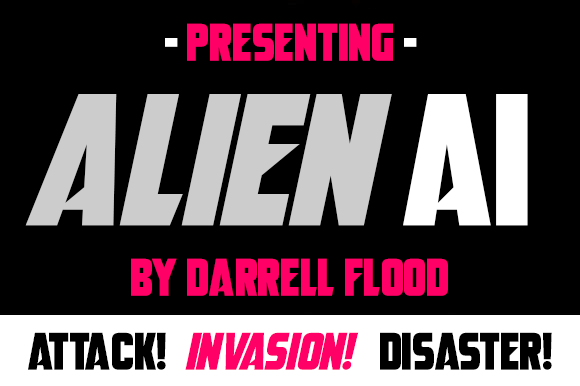 Alien AI Font: A Modern Sci-Fi Typographic Tool for Crafters and Designers