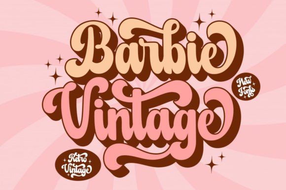 Barbie Vintage: A Timeless Display Font for Editorial Design