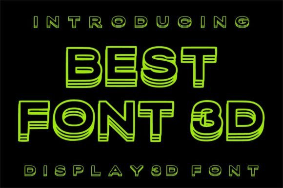 Best Font 3d for Campaigns That Pop