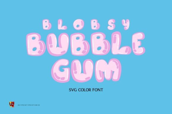 Blobsy Bubble Gum: A Playful Typeface for Branding