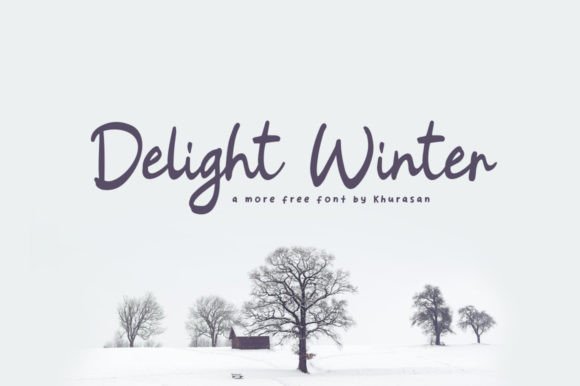 Delight Winter: A Script Font for Web Design and Branding