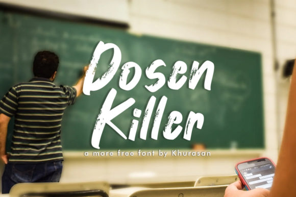 Dosen Killer: A Handwritten Font for Editorial Elegance