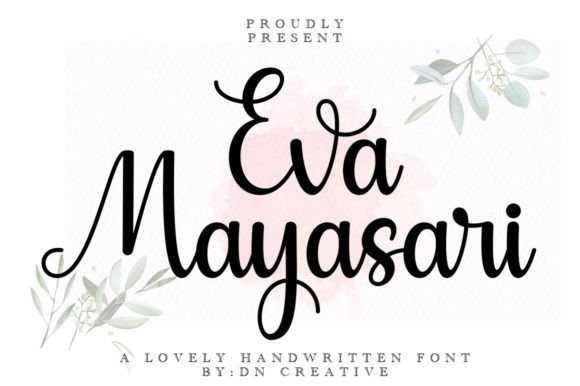 Eva Mayasari: A Timeless Script Font for Branding and Design
