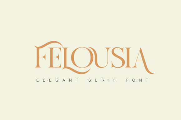 Felousia: A Serif Font for Editorial Elegance