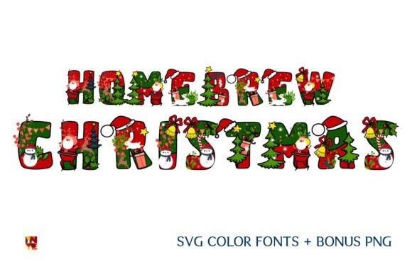 Homebrew Christmas: A Festive Font for Creative Branding