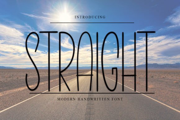 Introducing Straight Font: A Modern Handwritten Typeface for Web Design