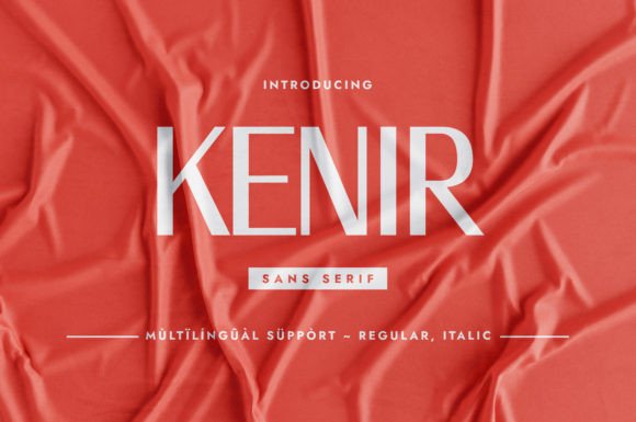 Kenir: A Versatile Sans Serif for Handmade Creators