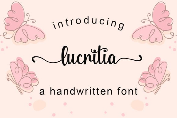 Lucritia: A Script Font That Elevates Your Web Design