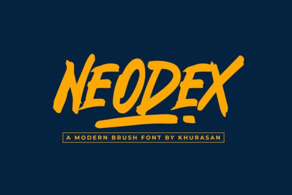Neodex: A Bold Font for Editorial Expression