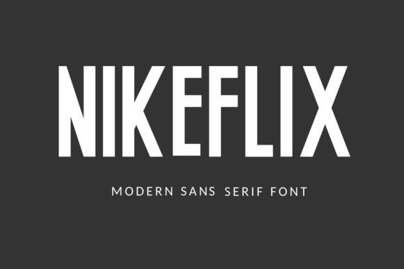 Nikeflix: A Bold Sans Serif for Digital Design
