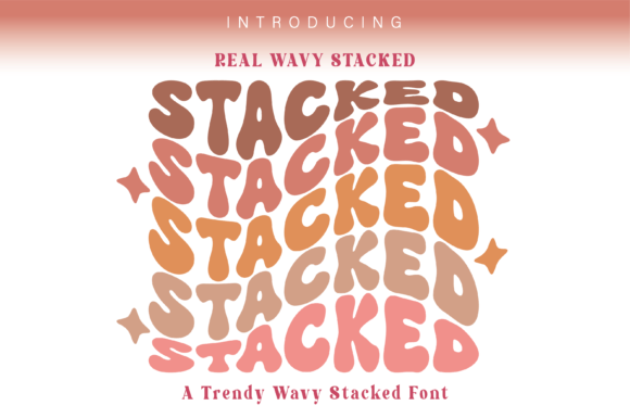 Real Wavy Stacked: A Font That Adds Personality to Every Project