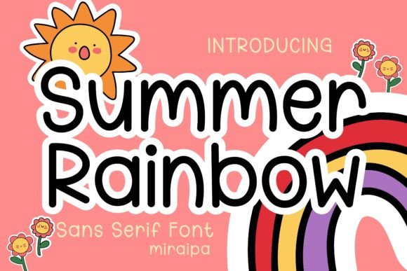 Summer Rainbow Font: A Playful Typographic Tool for Campaigns