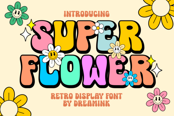 Super Flower: A Timeless Display Font for Editorial Design