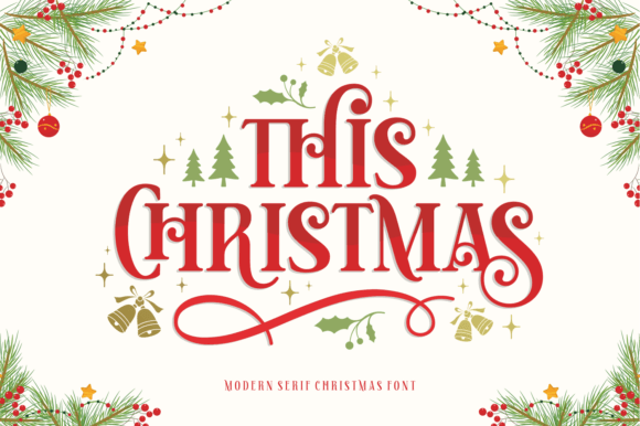 This Christmas Font: A Festive Must-Have for Crafters and Designers